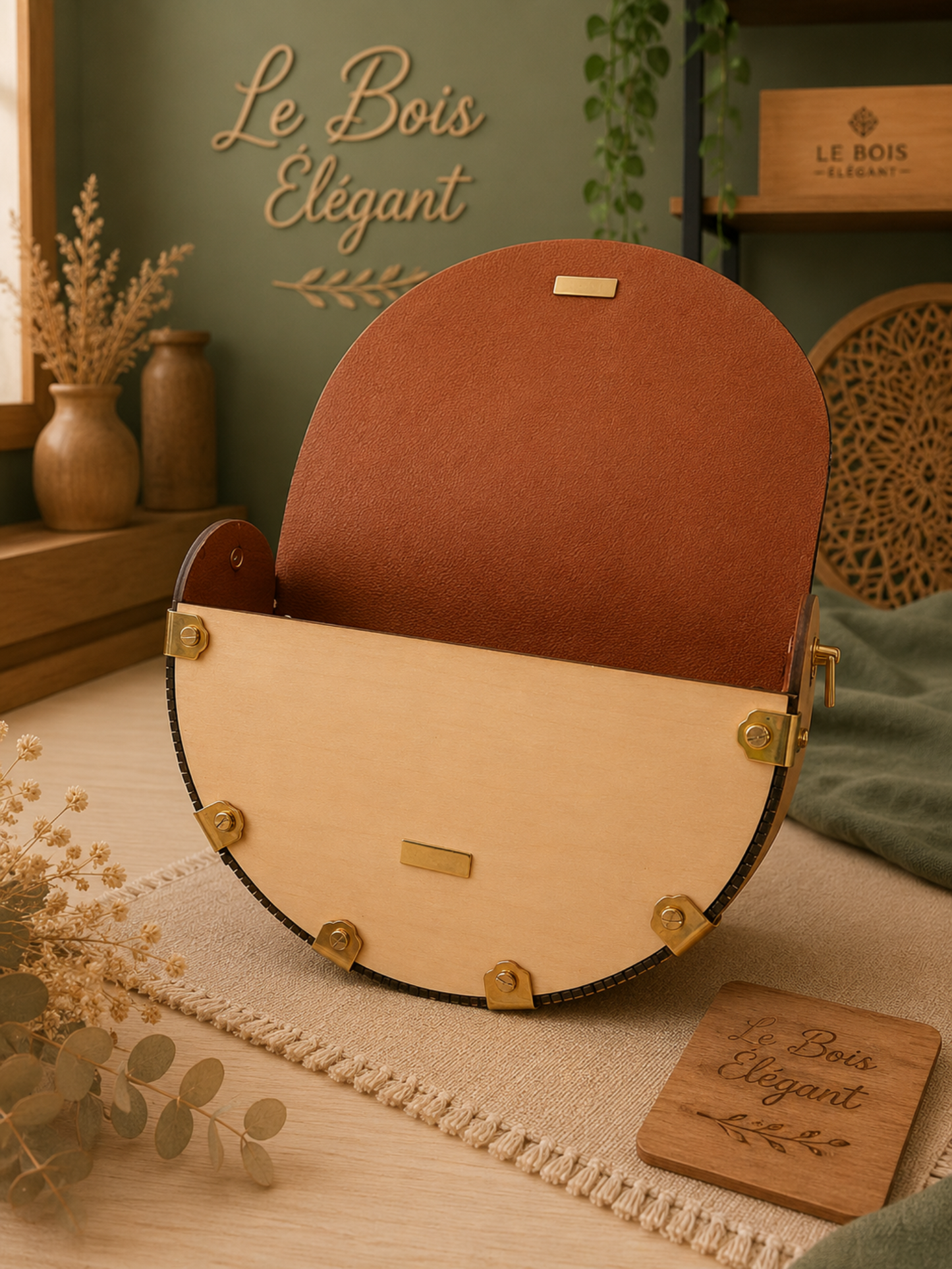 Sac à main en bois Maya artisanal Le Bois Élégant