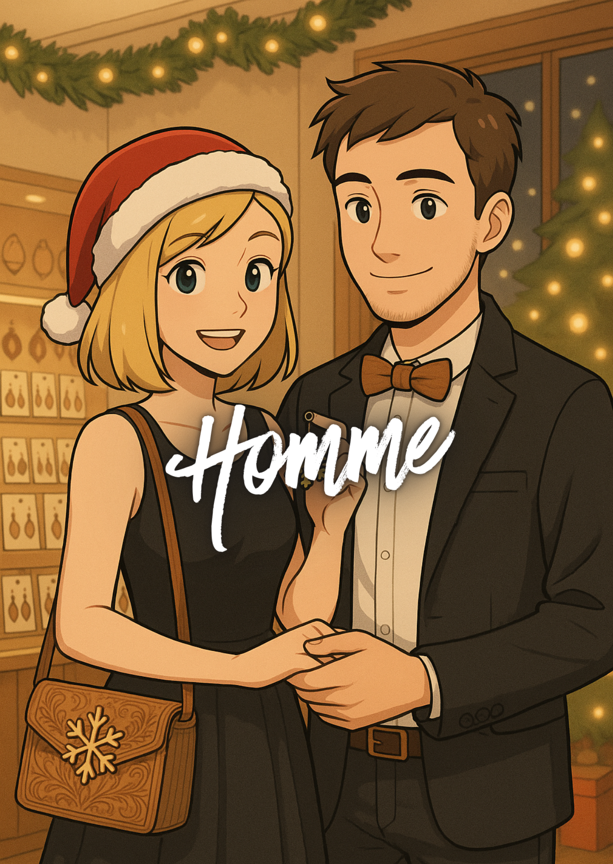 Collection d'accessoires et sacs pour hommes stylés, mettant en avant des pièces uniques comme la sacoche Gab et des noeuds papillons en bois.