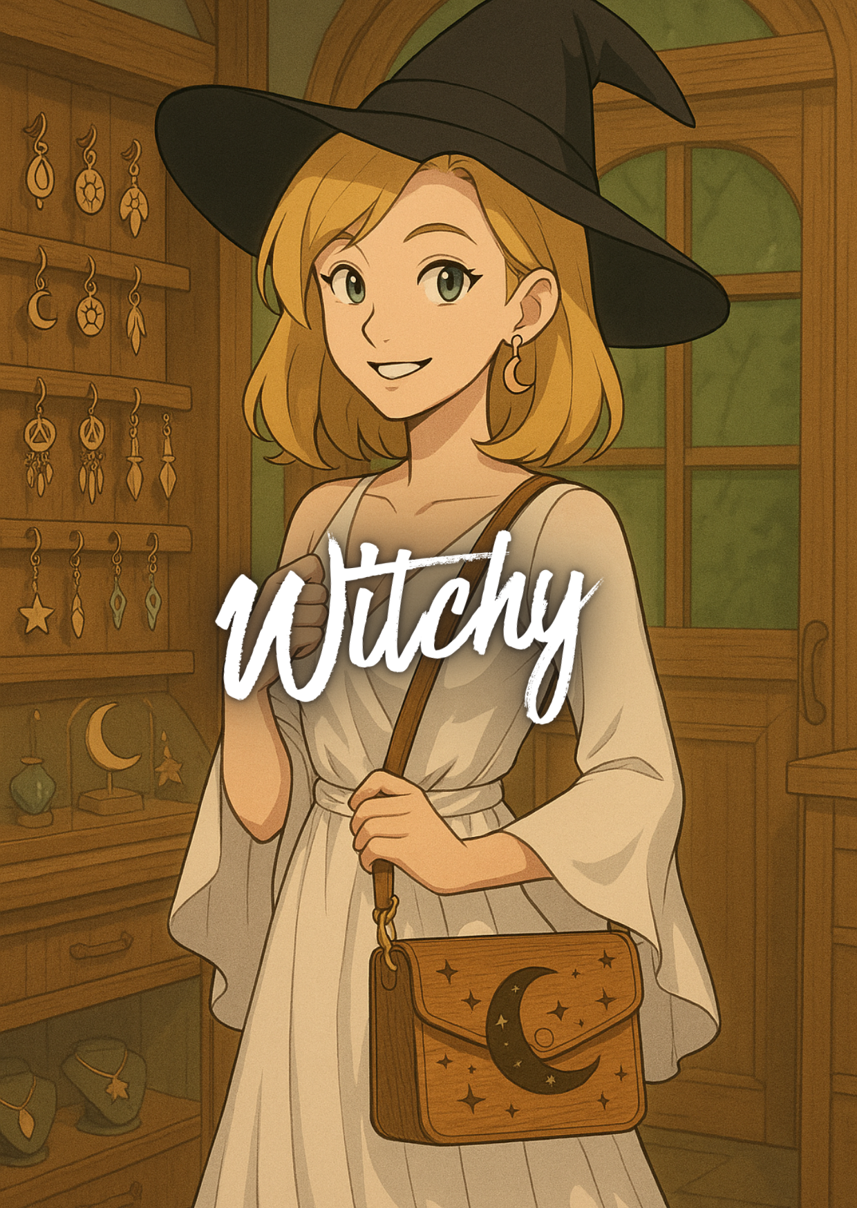 Découvrez la collection Witchy, une collection de style witchy inspirée par la mystique de la lune et des étoiles. Un univers de beauté et de magie à explorer.