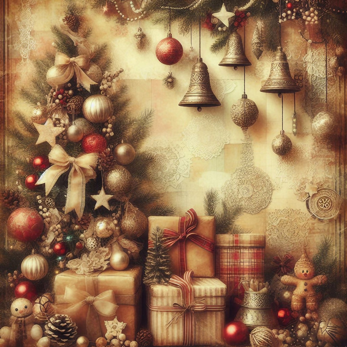 Carte Postale en Bois 14x14cm