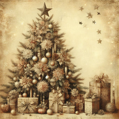 Carte Postale en Bois 14x14cm