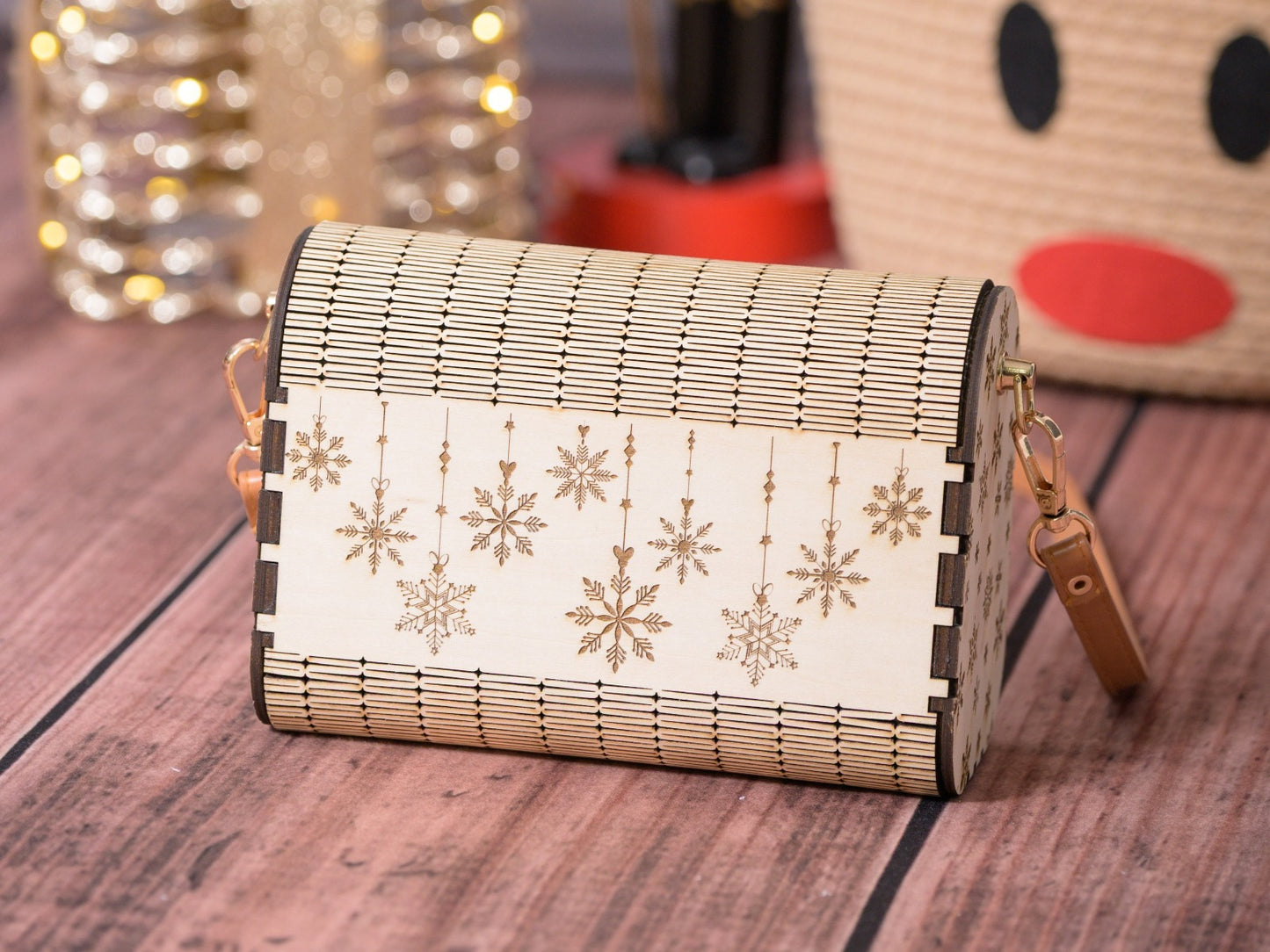 Le Flocon - Sac en bois