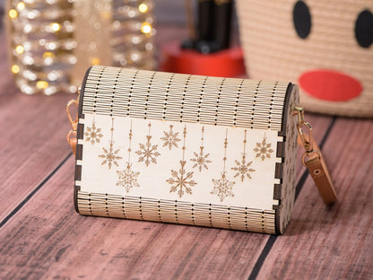 Le Flocon - Sac en bois