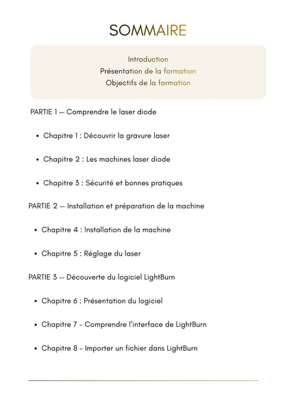Formation en gravure et découpe laser avec le Bois Élégant, image montrant un laser en action sur un matériau en bois