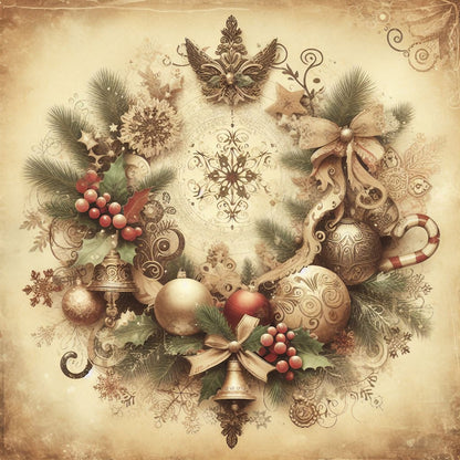 Carte Postale en Bois 14x14cm