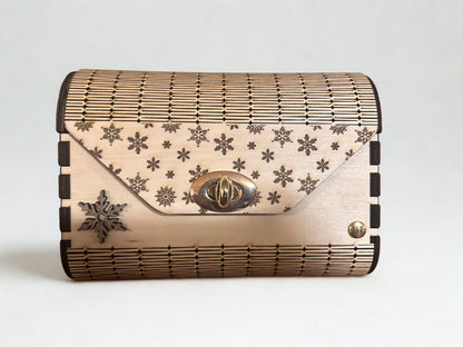 Le Flocon - Sac en bois