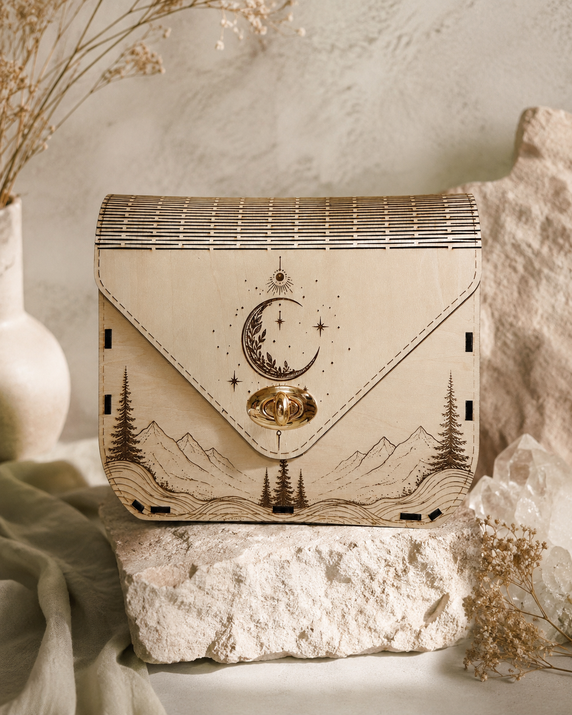 Noctilune - Sac en bois