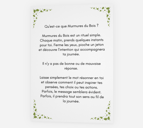 Murmure du Bois, vue 5