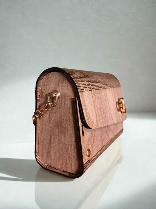 Sac en bois Charmeur, vue de détail