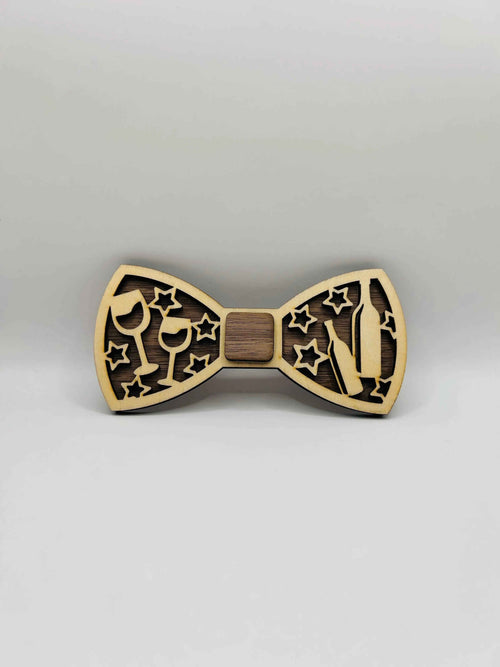 Nœud papillon en bois, vue 12